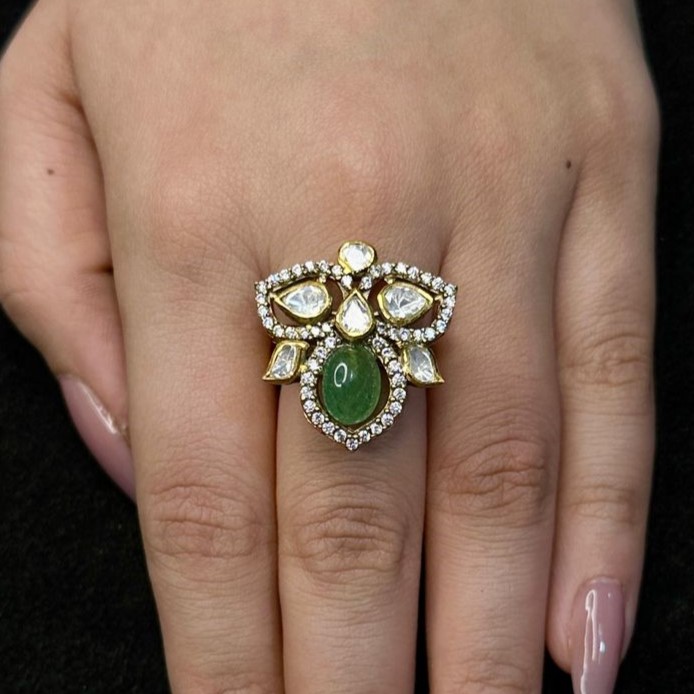 Emerald Cocktail Ring